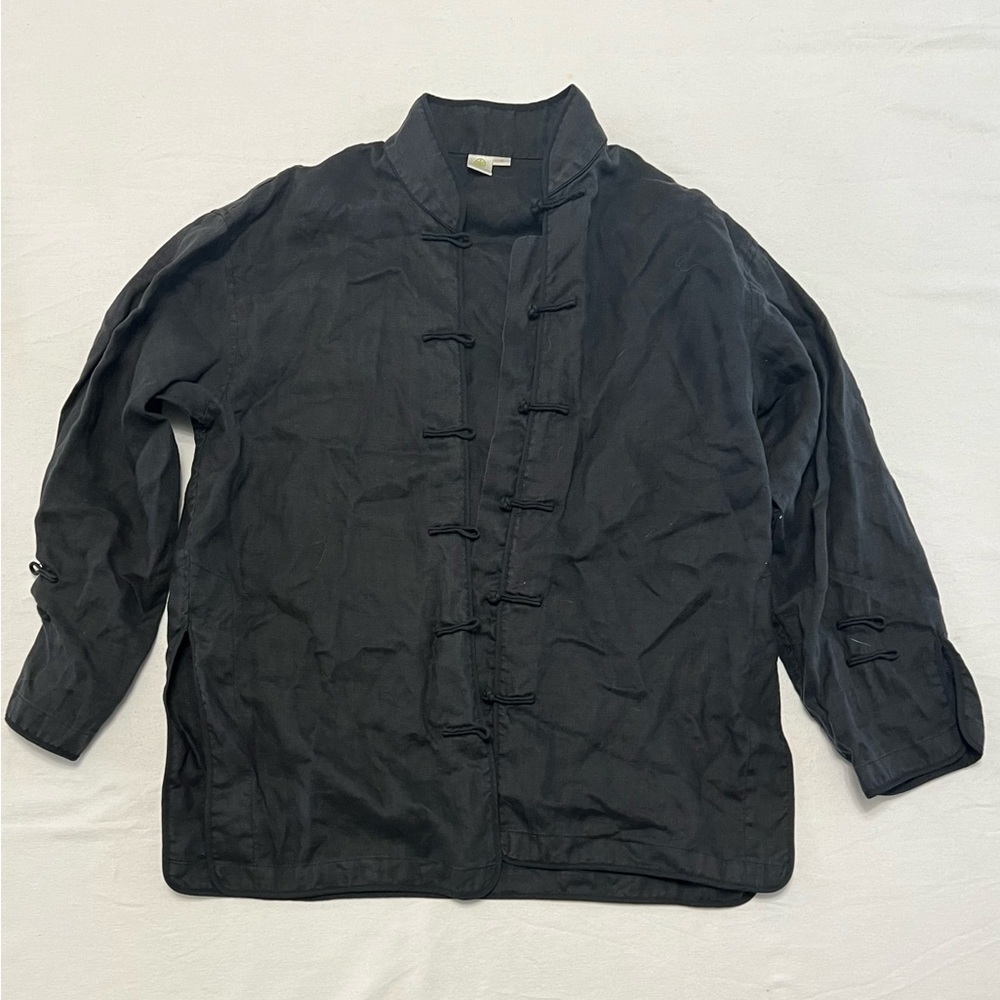 Gaiam Black Linen Shirt